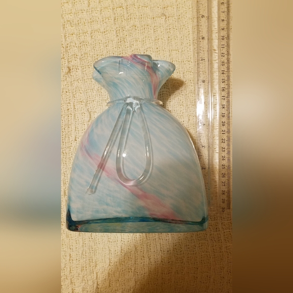 Beautiful colorfull unique glass vase Please go to my page and see other items - Picture 14 of 17